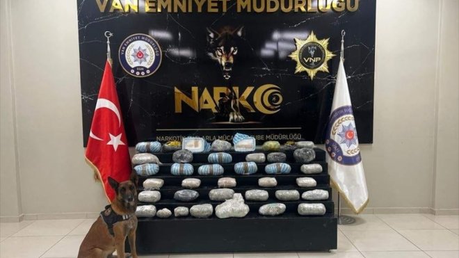 Van'da 31 kilo 770 gram uyuşturucu ele geçirildi