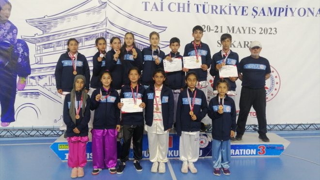 Malatyalı sporcular, Tai Chi Türkiye Şampiyonası'ndan 12 madalyayla döndü