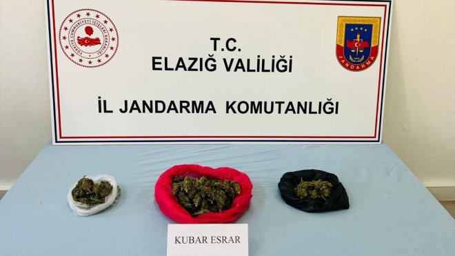 Elazığ'da uyuşturucu operasyonunda bir şüpheli yakalandı