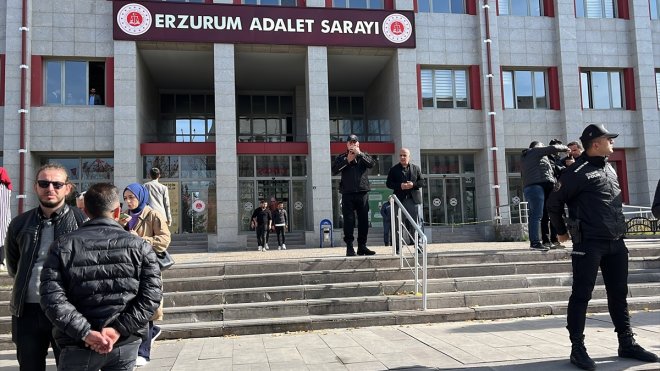 Erzurum'da adliyede çıkan kavgada 1 kişi yaralandı, 9 kişi gözaltına alındı