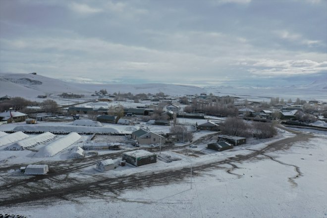 kaplanan şehir Karla görüntülendi AĞRI yerleri merkezi dronla ile diğer - yerleşim 4
