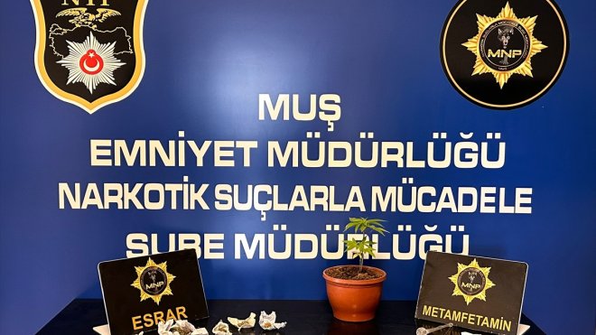 Muş'ta uyuşturucu operasyonlarında 15 şüpheli yakalandı