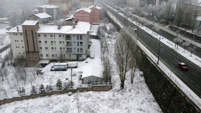 Muş ve Bitlis'te kar yağışı etkili oldu