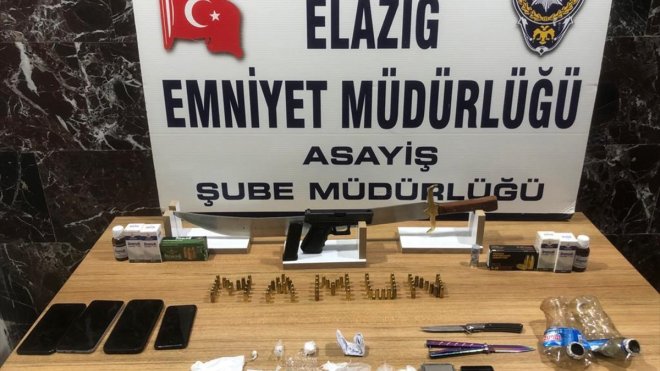 Elazığ'da asayiş operasyonunda 8 şüpheli yakalandı