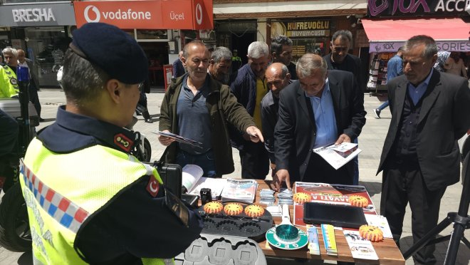 Güvenliği Haftası yapıldı etkinlikleri Trafik Ağrı