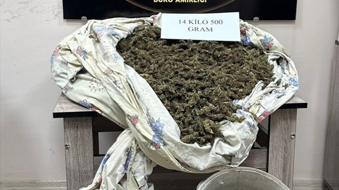 Bingöl'de 14 kilo 500 gram skunk ele geçirildi, 3 zanlı yakalandı