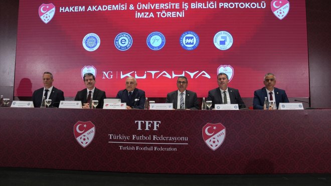 TFF Hakem Akademisi ile 5 üniversite arasında iş birliği protokolü imzalandı