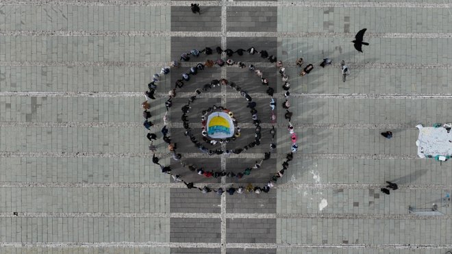 Van'da İsrail'in Gazze'ye saldırılarına yönelik protesto eylemleri devam ediyor