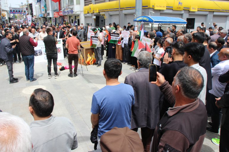 ağrı israil protesto2