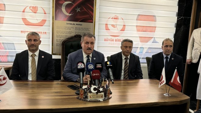 BBP Genel Başkanı Destici, Elazığ'da konuştu: