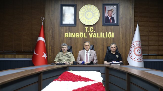 Bingöl'de Asayiş Değerlendirme Toplantısı düzenlendi