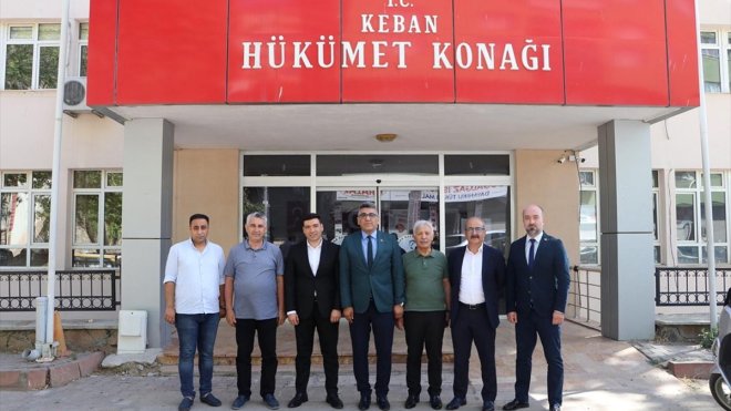 Keban Kaymakamı Atalık'ı Elazığ Türk Ocakları Başkanı Haykır ziyaret etti