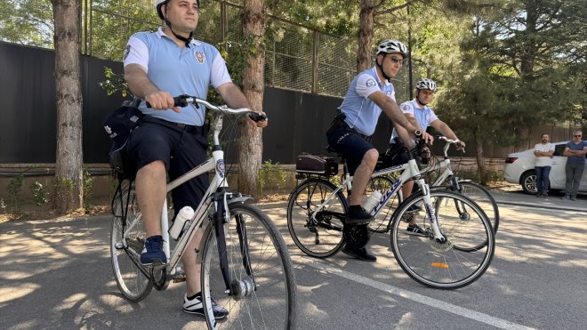 Tunceli'de bisikletli polislerden oluşan 'Martı Timi' göreve başladı