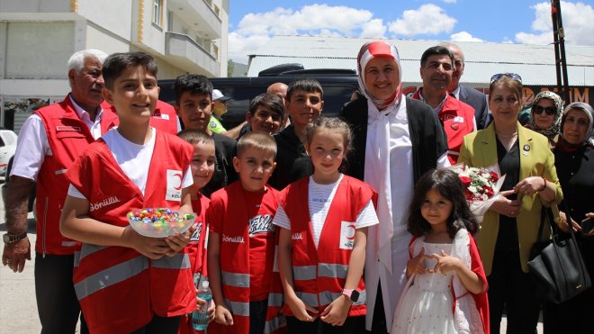 Van'ın Muradiye ilçesinde Türk Kızılay Şubesi açıldı