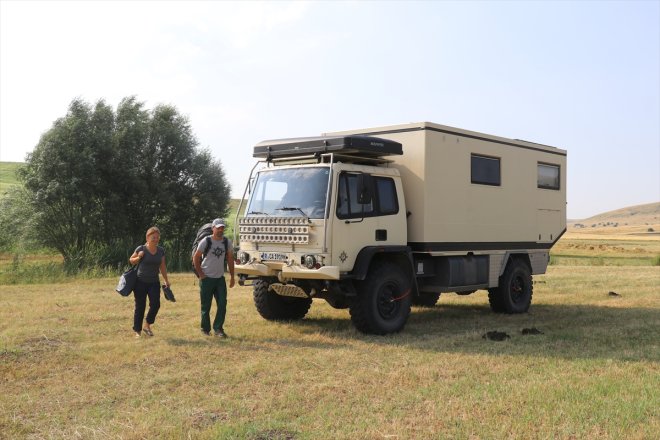 gerçekleştiriyor hayallerini Alman - gezme AĞRI dünyayı çift, karavanlarıyla 6