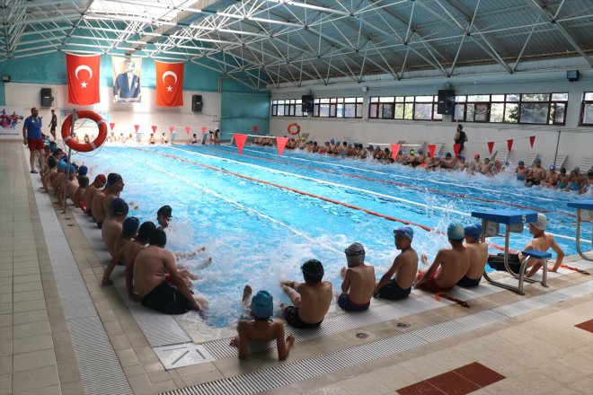 çocuklar spora bilmeyen riskine boğulma karşı eğitiliyor Ağrı