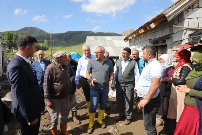 köyde etkilenen Valisi bulundu selden incelemelerde Ağrı Koç, 3