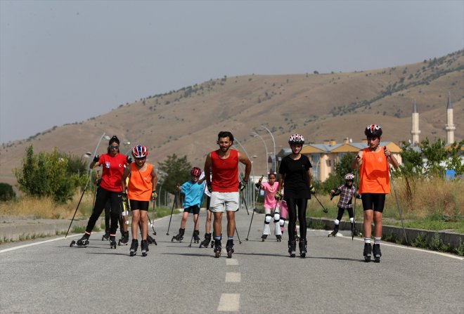 sıcağı değil kayakçılara, yazın engel - MUŞ Muşlu 10