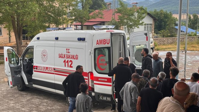 Tunceli'de yıldırım isabet eden 2 kişi yaralandı