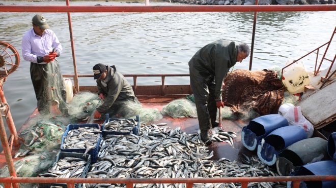 Balıkçılar 'vira bismillah' diyerek Van Gölü'ne ağlarını bıraktı