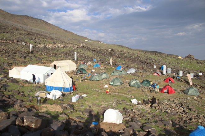 doğumu ardı buzulların Ağrı gün Dağı