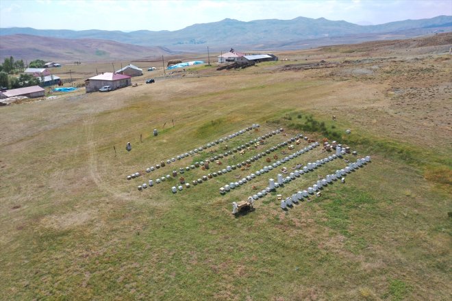 - balın kahraman kadın bir AĞRI üreticisi Doğal eşinin gözünde 25