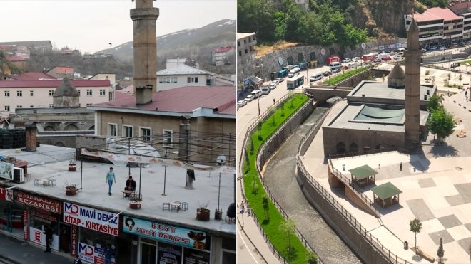 Bitlis'te Kent Meydanı Projesi ile kaybolan tarih gün yüzüne çıkarıldı