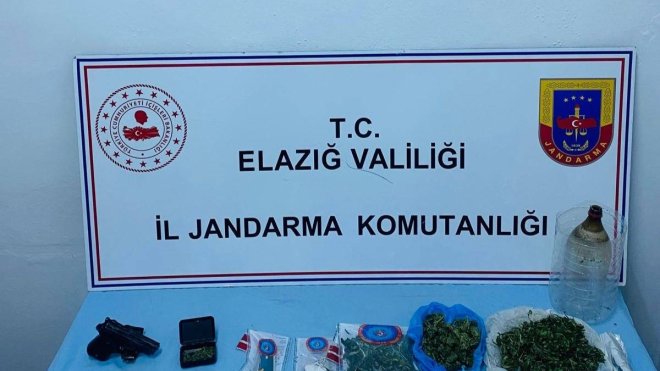 Elazığ'da uyuşturucu operasyonunda 1 şüpheli yakalandı