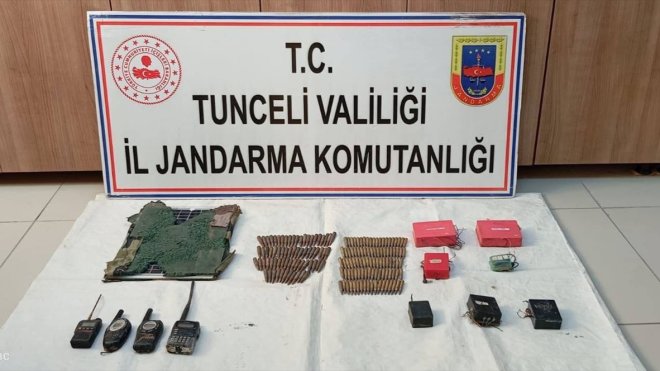 Tunceli’de teröristlerin kullandığı 30 sığınak ve mağara imha edildi