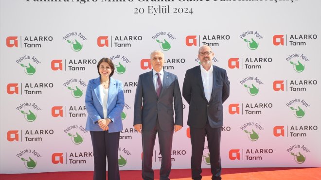 Alarko Tarım Grubu, hibrit mikro granül gübre fabrikasını Çankırı'da açtı