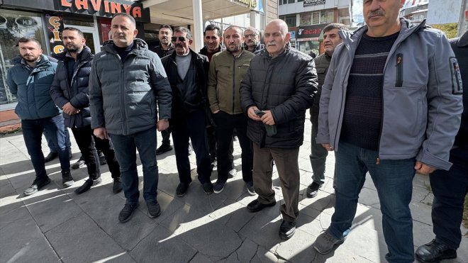 Ardahan'da vatandaşlar imar uygulamasını protesto etti