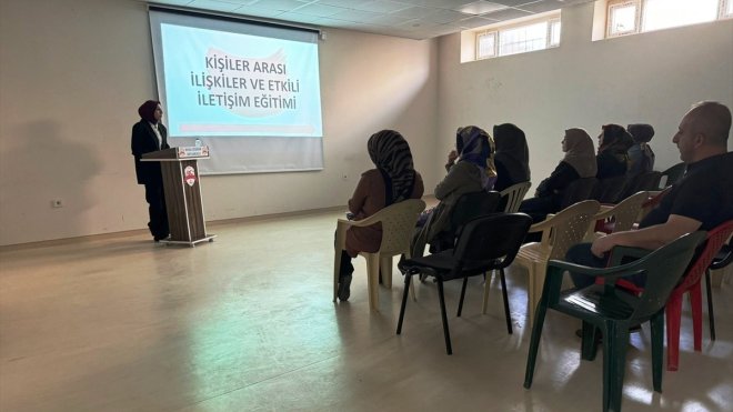 Keban'da 'İş Gücü Uyum Programı' kapsamında çalışanlara eğitim