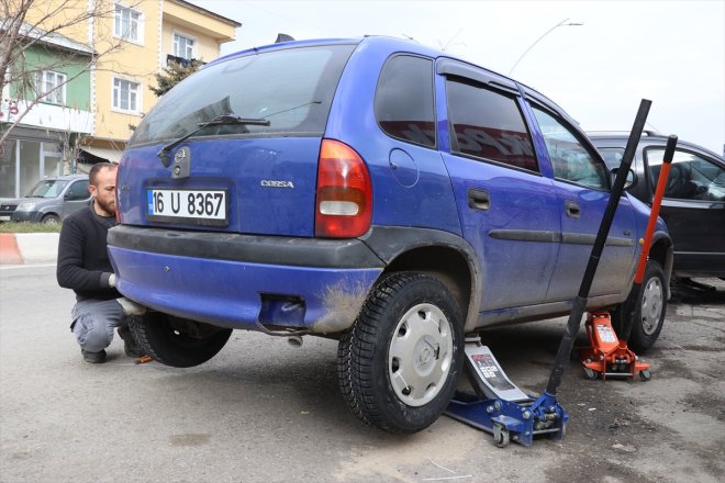 yoğunluk öne nedeniyle zorunlu uygulaması lastikçilerde Ağrı