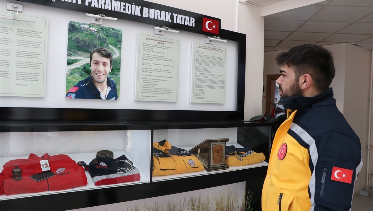 Afrin şehidi paramedik Burak Tatar'ın adı ve hatıraları Erzurum'da yaşatılıyor