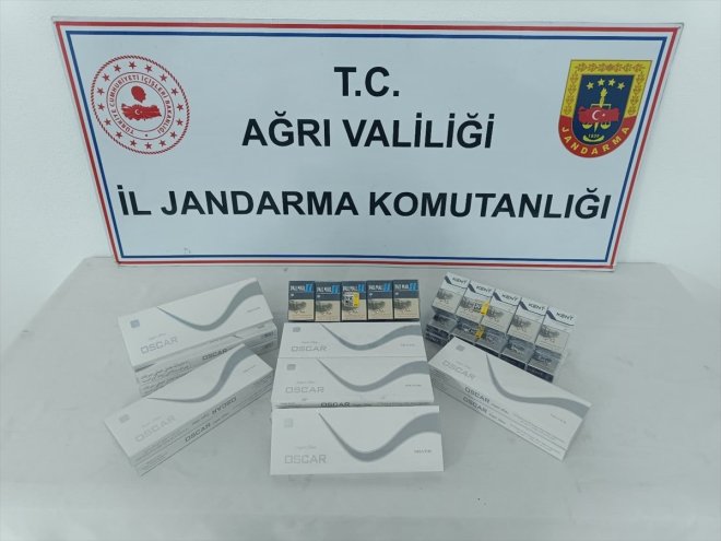 Ağrı'da 5 bin 435 paket gümrük kaçağı sigara ele geçirildi