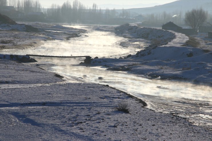 dondu kısmen Murat Nehri Ağrı