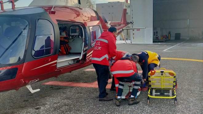 "Dadaş 25 Hava Ambulansı" 10 ildeki hastaların imdadına yetişiyor