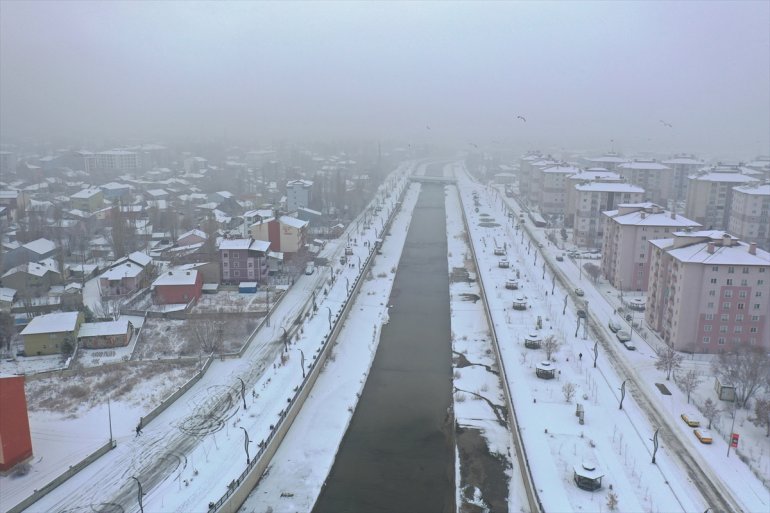 Erzurum, Ağrı, Ardahan ve Kars yeniden beyaza büründü1