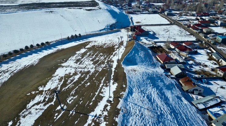 Kar eksikliği Küpkıran Kayak Merkezi