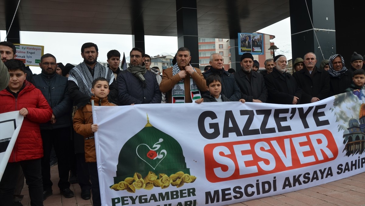 Gazze'de ateşkesin sağlanması Muş'ta sevinçle karşılandı