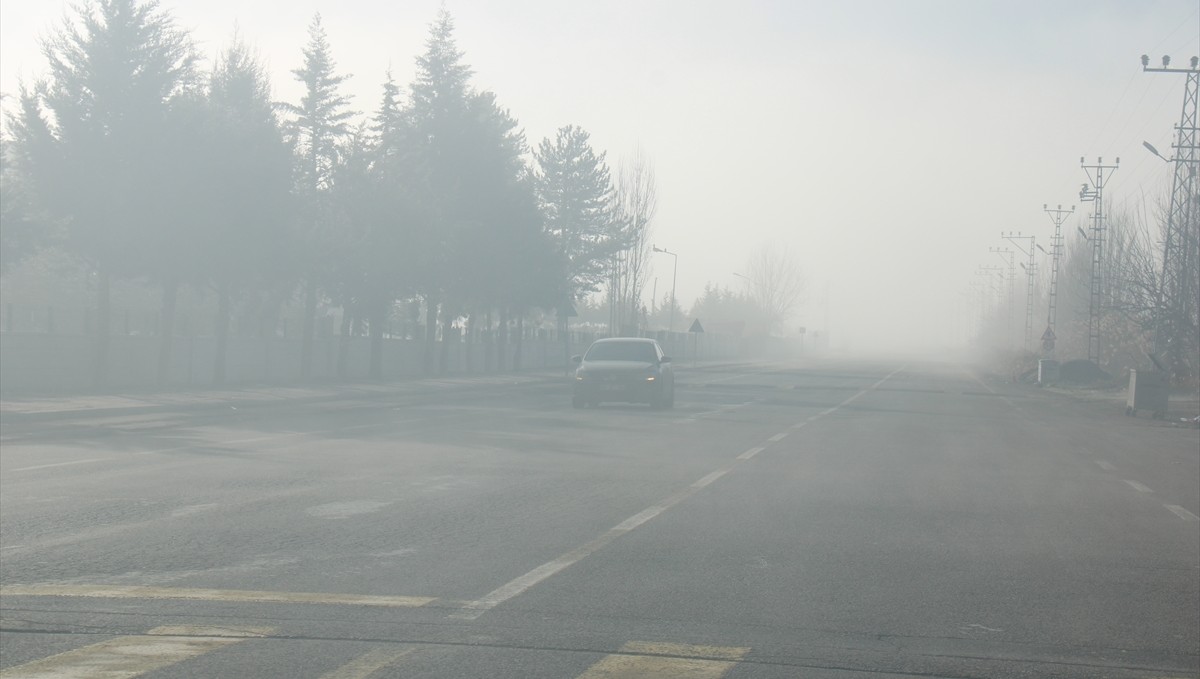 Malatya'da sis etkili oldu