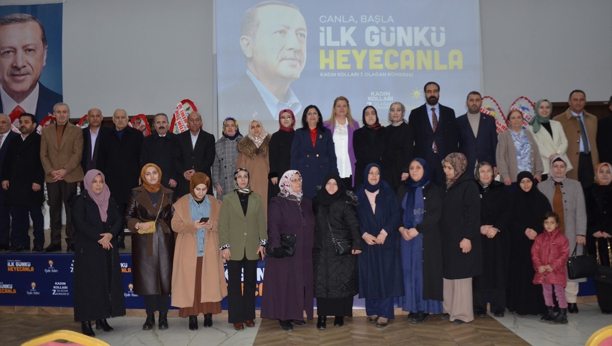 Muş'ta AK Parti İl Kadın Kolları 7. Olağan Kongresi yapıldı