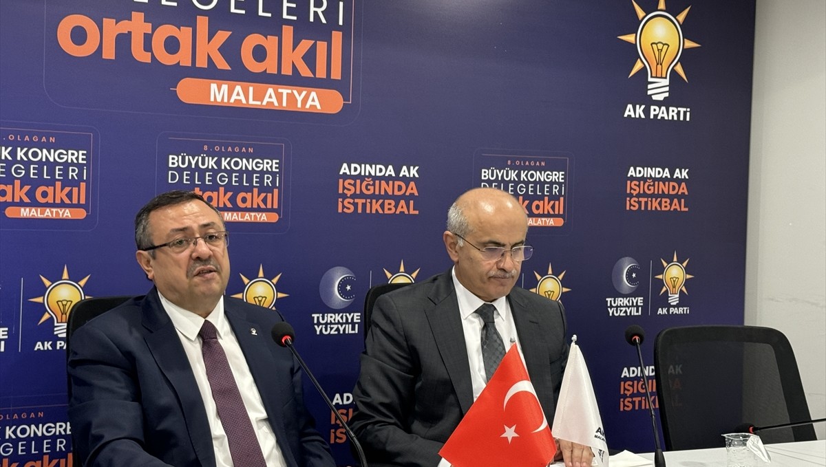 AK Parti Malatya İl Başkanı Bakan'dan 8. Olağan Büyük Kongre daveti