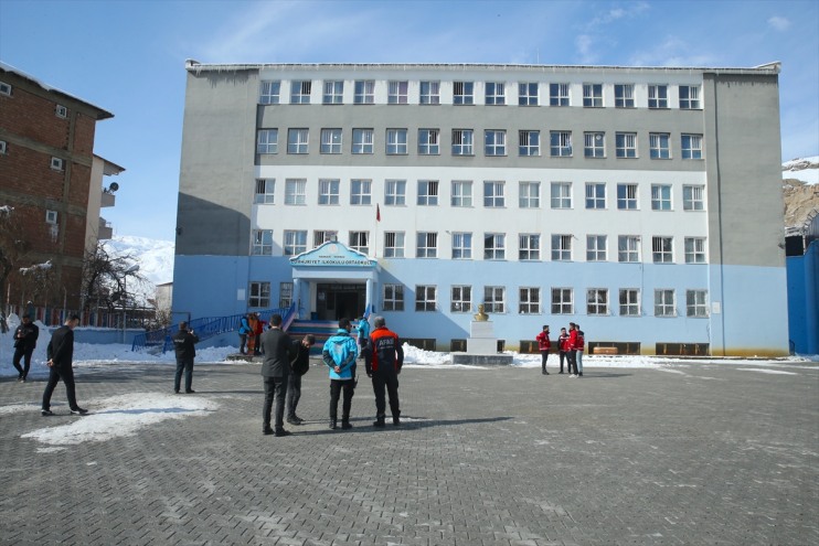 yapıldı anında tatbikatı deprem Hakkari