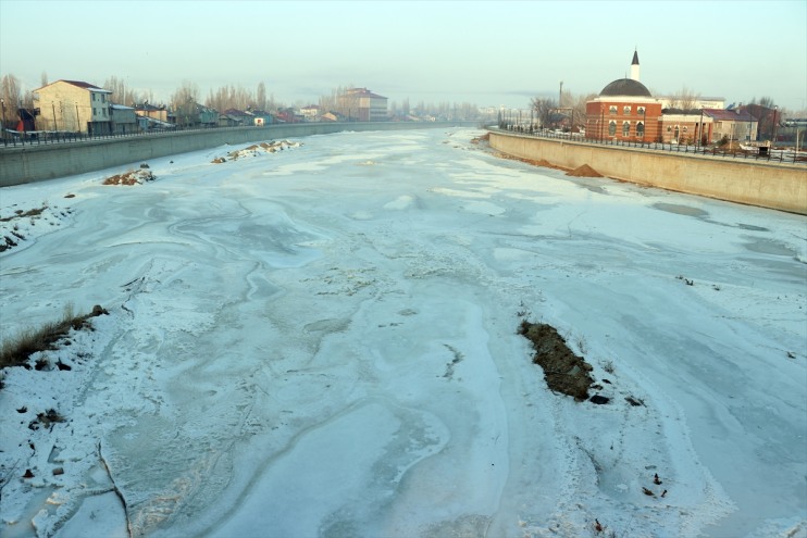 oldu etkili soğuk hava Kars